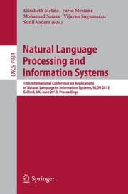 Cover von Natural Language Processing and Information Systems