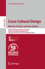 Cover von Cross-Cultural Design.Methods, Practice, and Case Studies