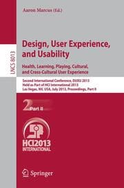 Cover von Design, User Experience, and Usability: Health, Learning, Playing, Cultural, and Cross-Cultural User Experience