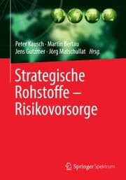 Cover von Strategische Rohstoffe - Risikovorsorge