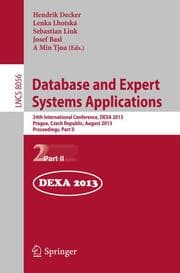 Cover von Database and Expert Systems Applications