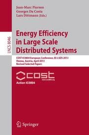 Cover von Energy Efficiency in Large Scale Distributed Systems