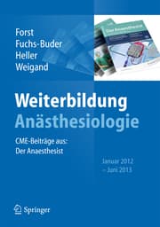 Cover von Weiterbildung Anästhesieologie