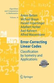 Cover von Error-Correcting Linear Codes