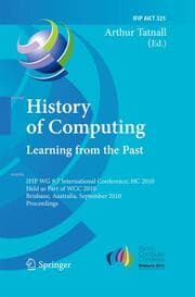 Cover von History of Computing: Learning from the Past