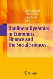 Cover von Nonlinear Dynamics in Economics, Finance and the Social Sciences