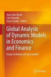 Cover von Global Analysis of Dynamic Models in Economics and Finance