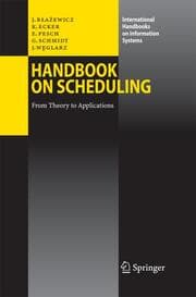 Cover von Handbook on Scheduling