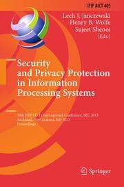 Cover von Security and Privacy Protection in Information Processing Systems