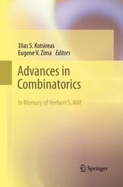 Cover von Advances in Combinatorics