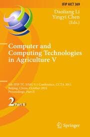 Cover von Computer and Computing Technologies in Agriculture