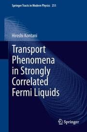 Cover von Transport Phenomena in Strongly Correlated Fermi Liquids