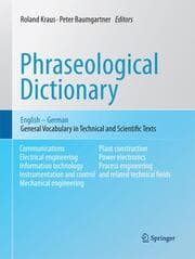 Cover von Phraseological Dictionary English - German