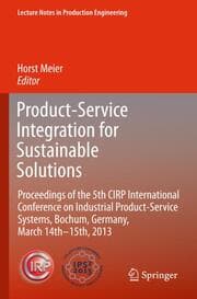 Cover von Product-Service Integration for Sustainable Solutions