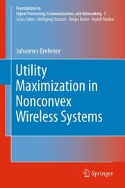 Cover von Utility Maximization in Nonconvex Wireless Systems