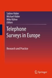 Cover von Telephone Surveys in Europe