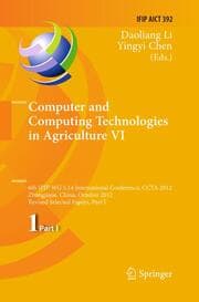 Cover von Computer and Computing Technologies in Agriculture VI