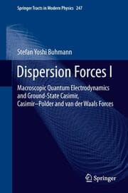 Cover von Dispersion Forces I