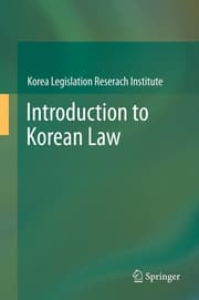 Cover von Introduction to Korean Law