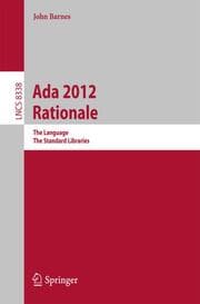Cover von Ada 2012 Rationale