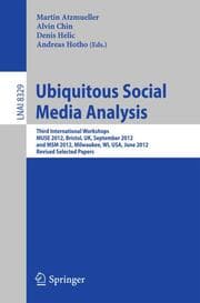 Cover von Ubiquitous Social Media Analysis