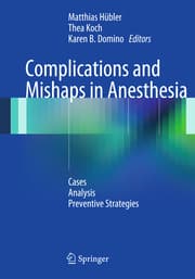 Cover von Complications and Mishaps in Anesthesia