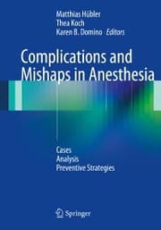 Cover von Complications and Mishaps in Anesthesia