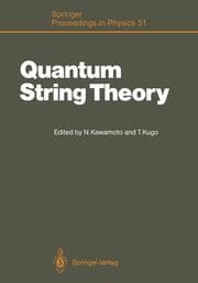Cover von Quantum String Theory