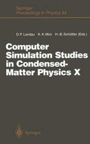 Cover von Computer Simulation Studies in Condensed-Matter Physics X