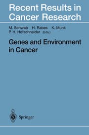 Cover von Genes and Environment in Cancer