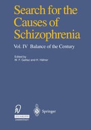 Cover von Search for the Causes of Schizophrenia
