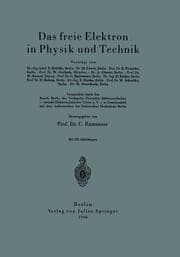Cover von Das freie Elektron in Physik und Technik