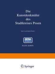 Cover von Die Kunstdenkmäler des Stadtkreises Posen