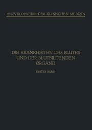 Cover von Handbuch der Krankheiten des Blutes und der Blutbildenden Organe