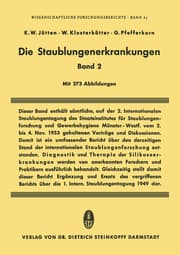Cover von Die Staublungenerkrankungen Band II
