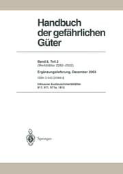 Cover von Handbuch der gefährlichen Güter