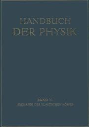 Cover von Mechanik der Elastischen Körper