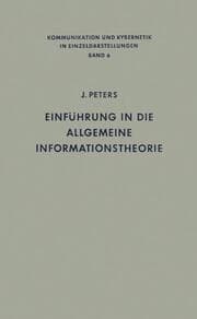 Cover von Einführung in die allgemeine Informationstheorie