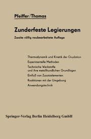 Cover von Zunderfeste Legierungen