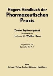 Cover von Hagers Handbuch der pharmazeutischen Praxis für Apotheker, Arzneimittelhersteller, Drogisten, Ärzte und Medizinalbeamte