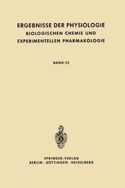 Cover von Ergebnisse der Physiologie Biologischen Chemie und Experimentellen Pharmakologie