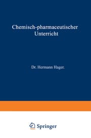 Cover von Chemisch-pharmaceutischer Unterricht