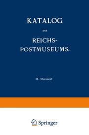 Cover von Katalog des Reichs-Postmuseums