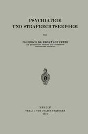 Cover von Psychiatrie und Strafrechtsreform