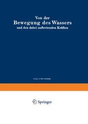Cover von Von der Bewegung des Wassers und den dabei auftretenden Kräften