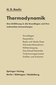Cover von Thermodynamik