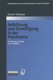 Cover von Aufklärung und Einwilligung in der Psychiatrie