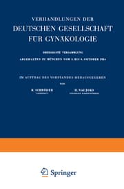 Cover von Archiv für Gynäkologie