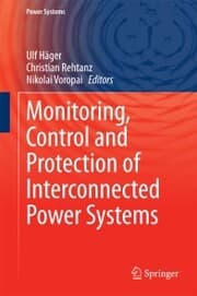 Cover von Monitoring, Control and Protection of Interconnected Power Systems