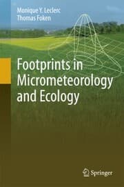 Cover von Footprints in Micrometeorology and Ecology